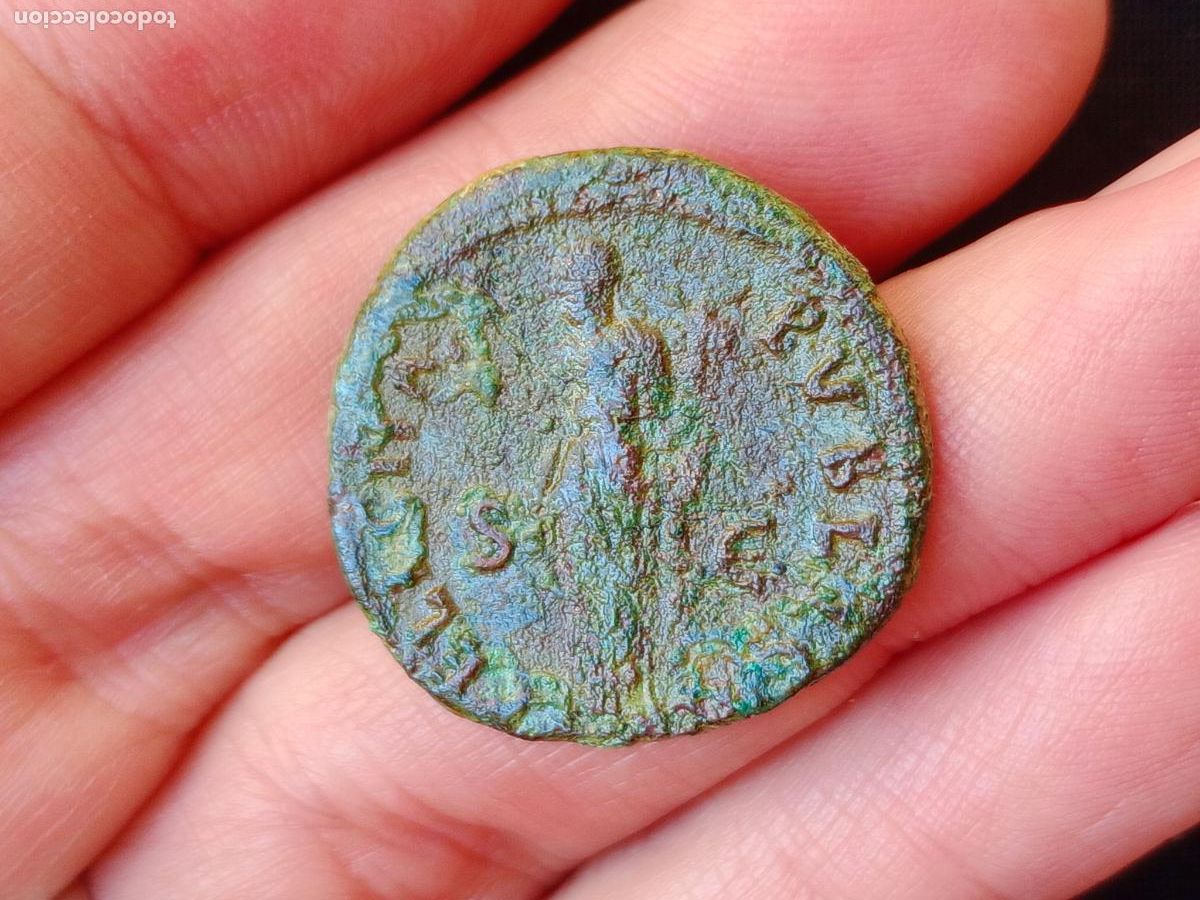 Monedas Imperio romano: Dupondio de Vespasiano - Foto 2