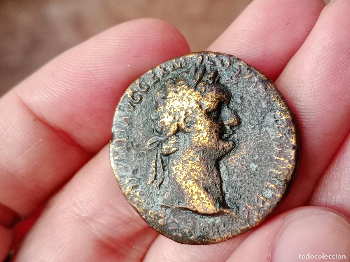 Monedas Imperio romano: Sestercio de Domiciano - Foto 1