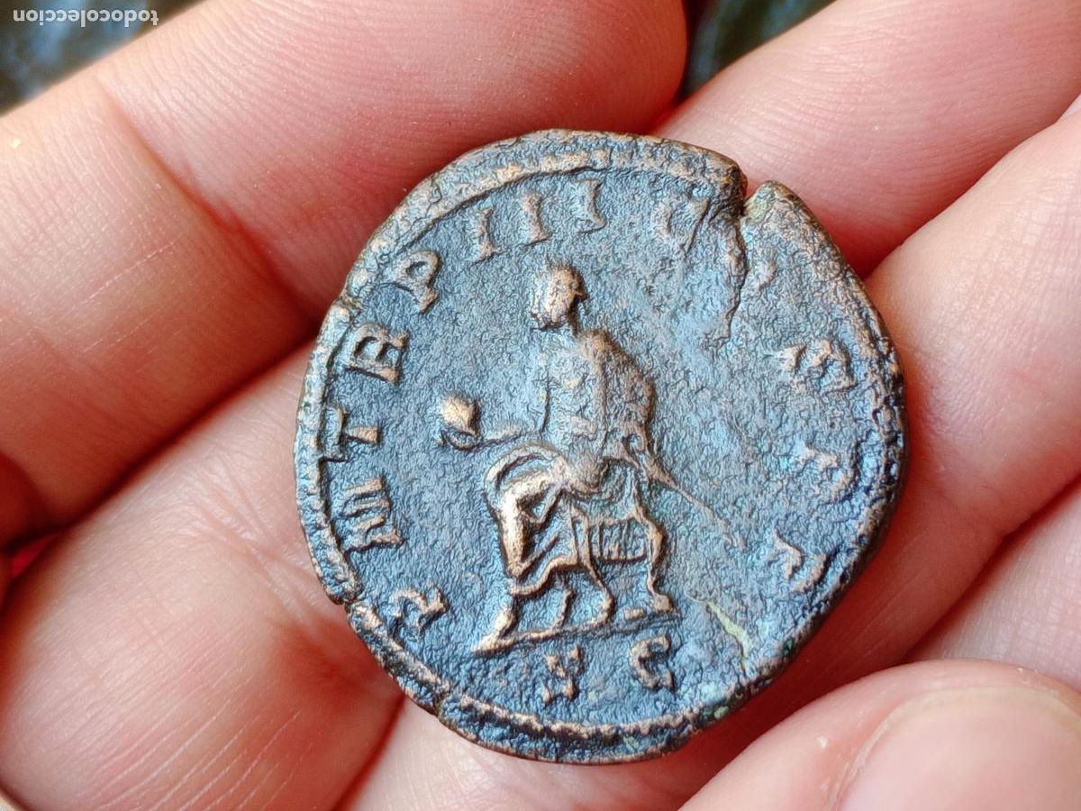 Monedas Imperio romano: Excelente sestercio de Gordiano III - Foto 2