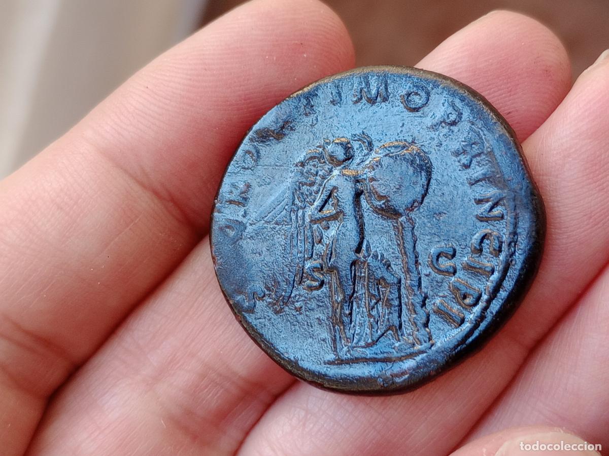 Monedas Imperio romano: Sestercio de Trajano - Foto 1