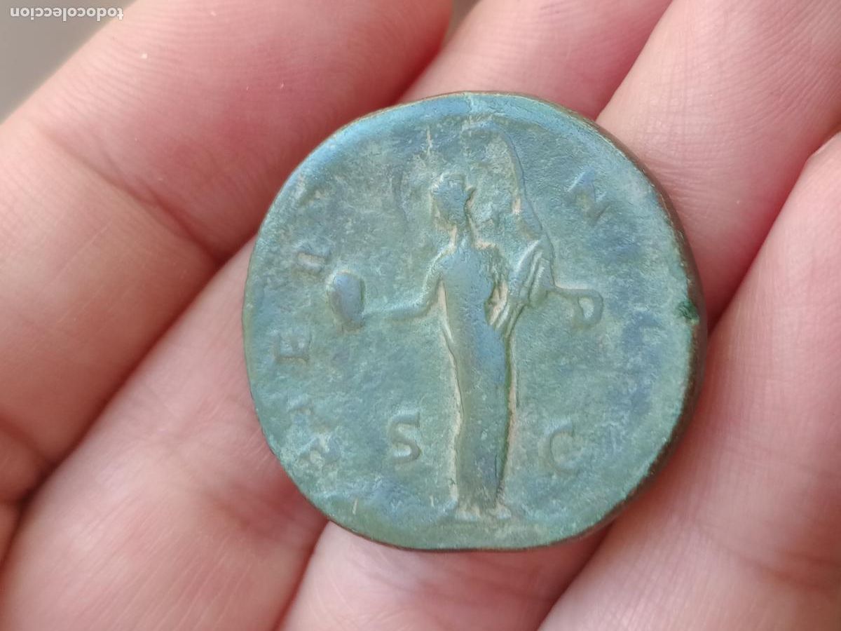 Monedas Imperio romano: Sestercio de Faustina - Foto 2