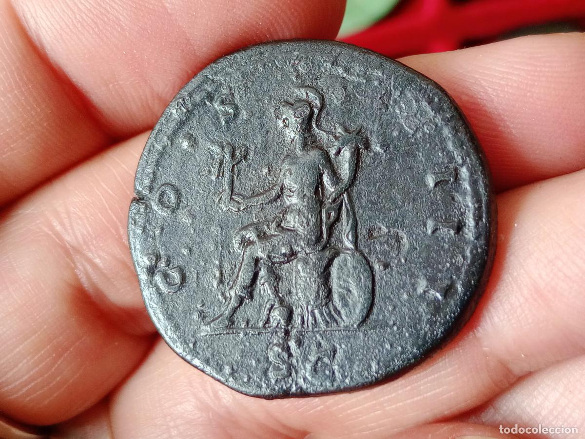 Monedas Imperio romano: Excelente sestercio de Adriano &AElig; Sestertius - Foto 2