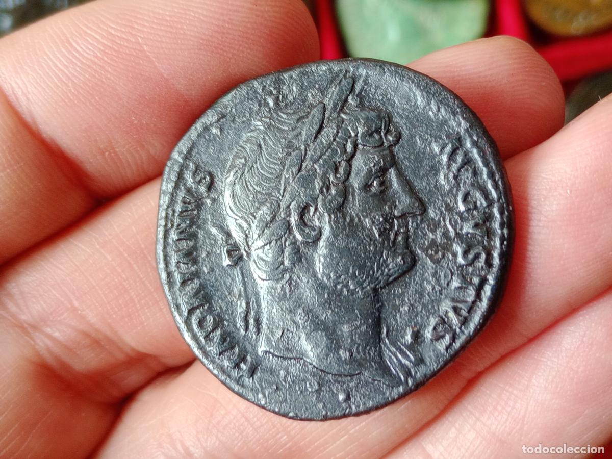 Monedas Imperio romano: Excelente sestercio de Adriano &AElig; Sestertius - Foto 1