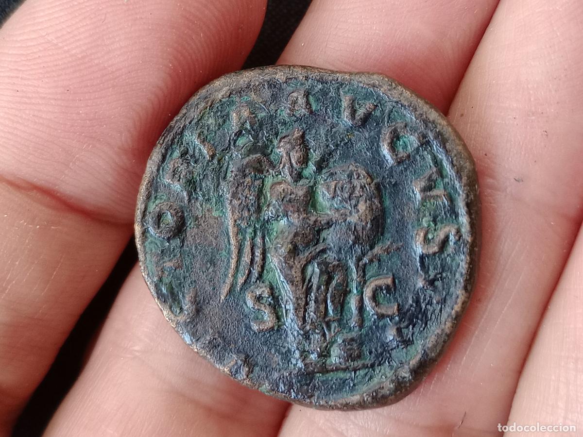 Monedas Imperio romano: Sestercio romano de Alejandro Severo - Foto 1