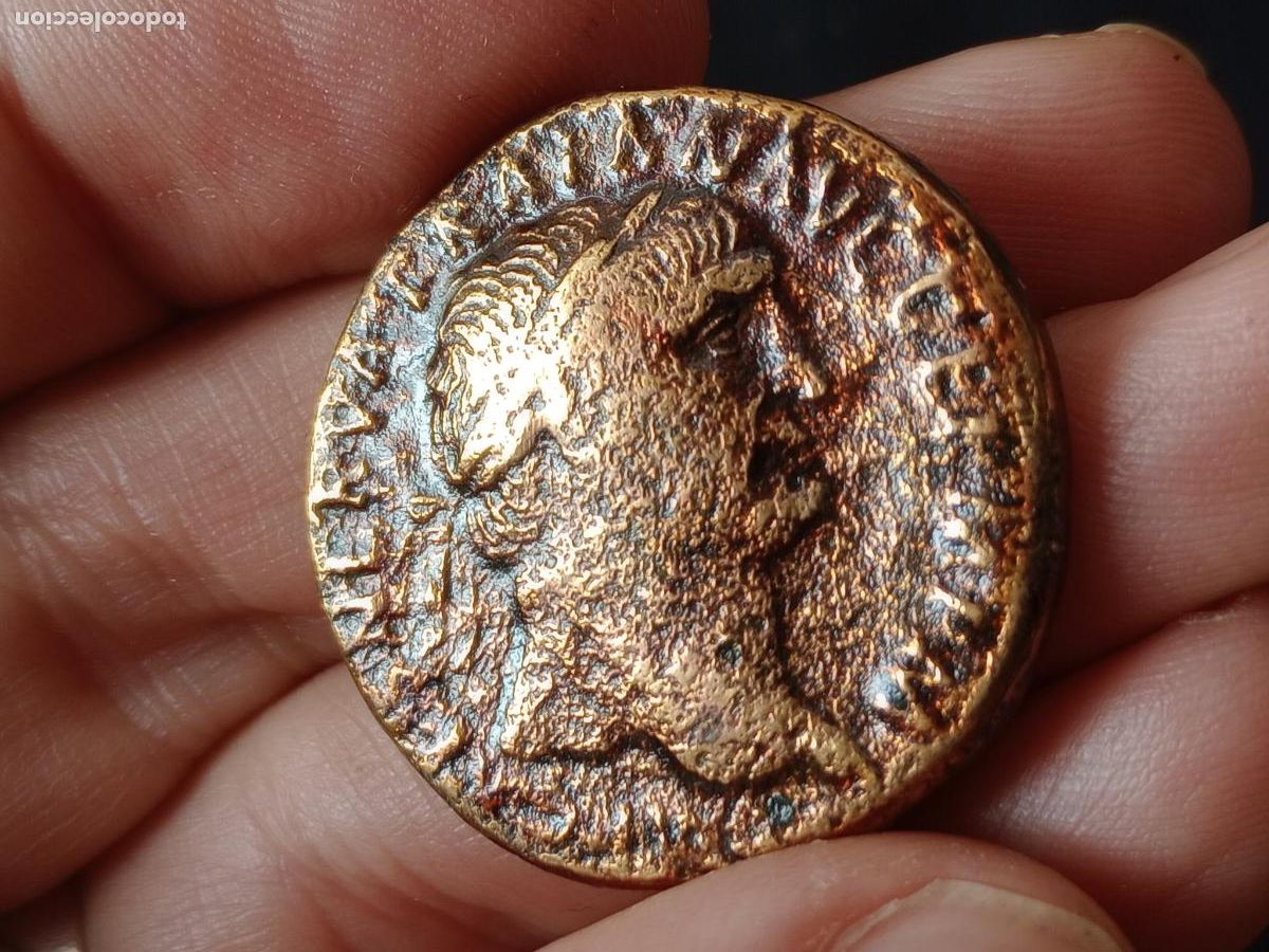 Monedas Imperio romano: Sestercio de Trajano. Roma - Foto 1