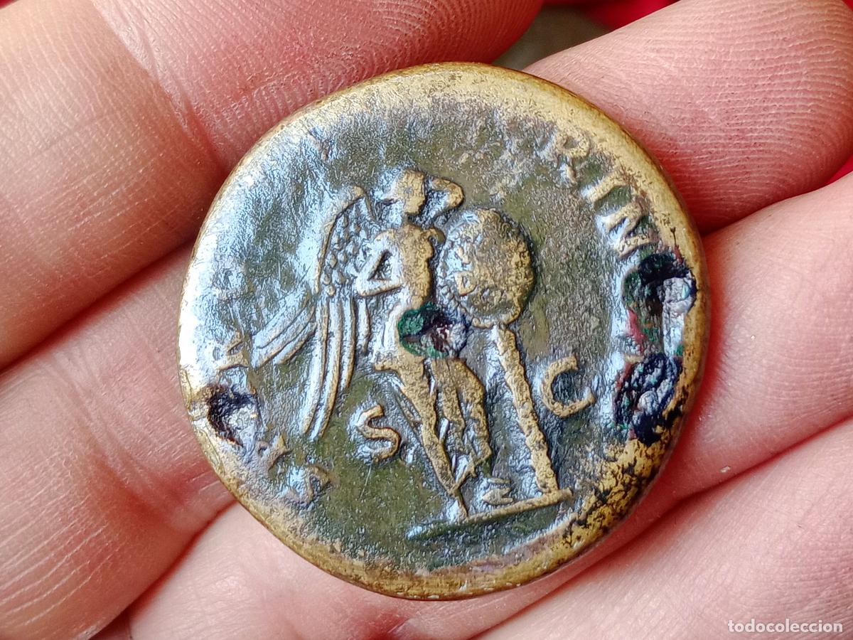 Monedas Imperio romano: Sestercio de Trajano - Foto 2