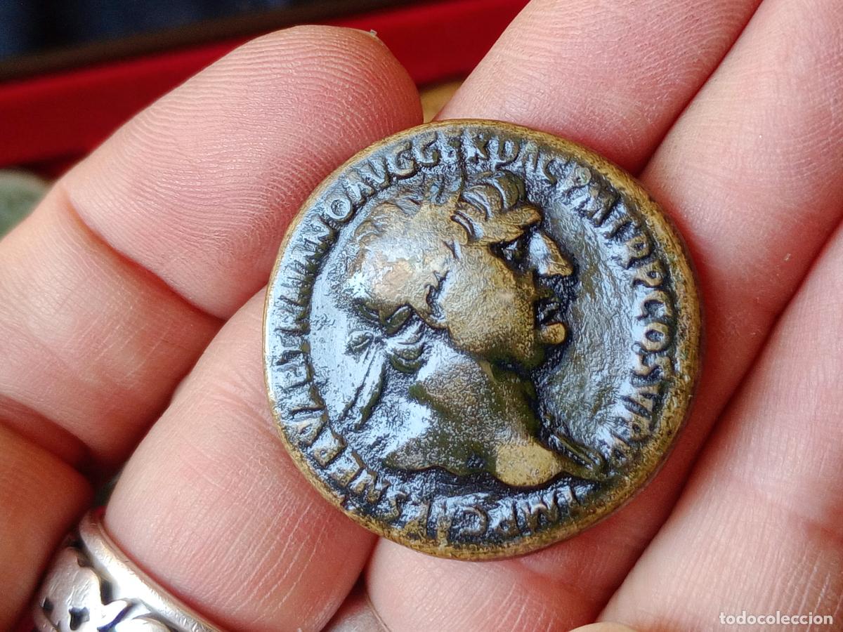 Monedas Imperio romano: Sestercio de Trajano - Foto 1
