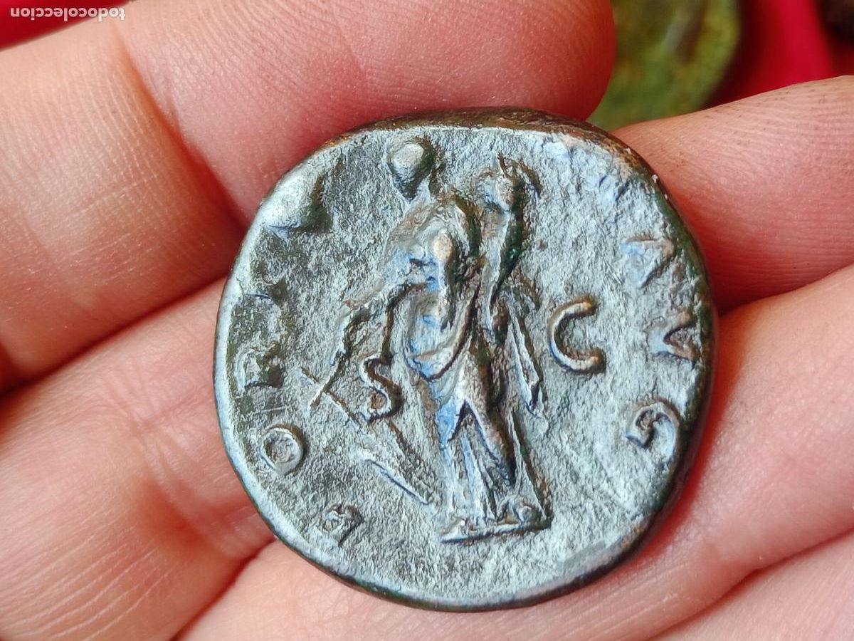 Monedas Imperio romano: Excelente sestercio, Adriano - Foto 1
