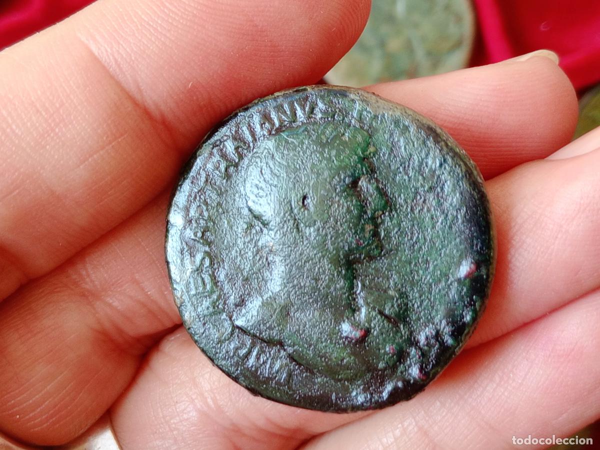 Monedas Imperio romano: Sestercio de Adriano, AE sestertius, sestercio - Foto 2