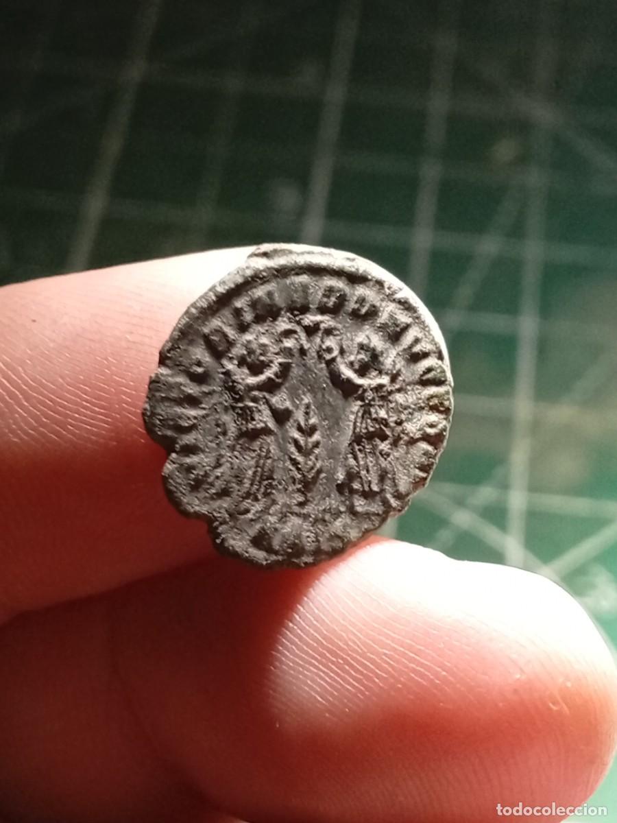 Monedas Imperio romano: Moneda romana - Constancio II VICTORIA DD - Foto 2