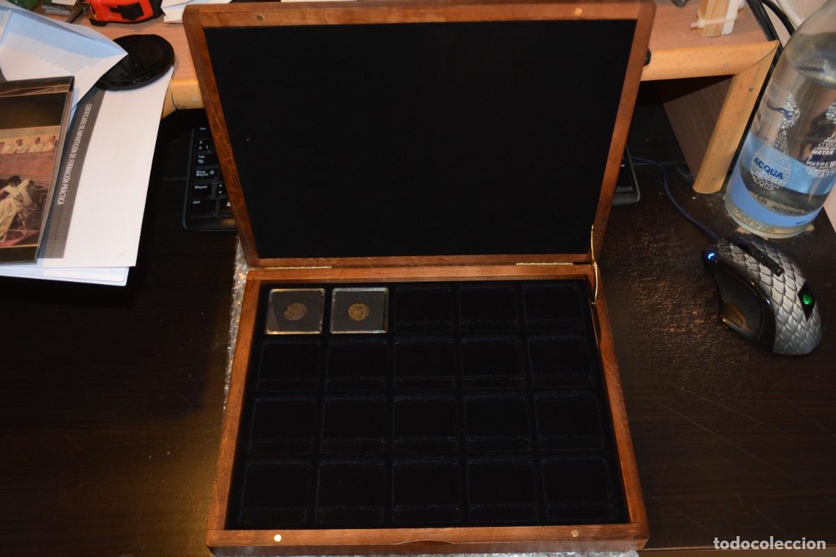 Monedas Imperio romano: Caja con monedas de los 20 EMPERADORES DEL IMPERO ROMANO - Foto 2