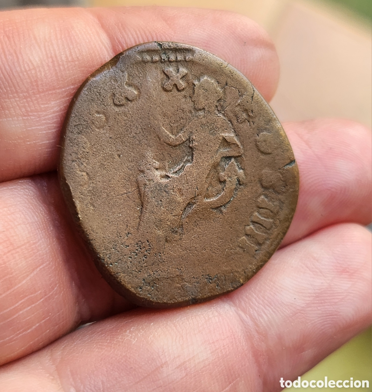 Monedas Imperio romano: Aut&eacute;ntico Sestercio de Antonio Pio - Foto 4