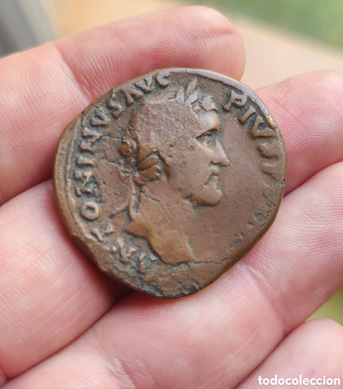 Monedas Imperio romano: Aut&eacute;ntico Sestercio de Antonio Pio - Foto 5