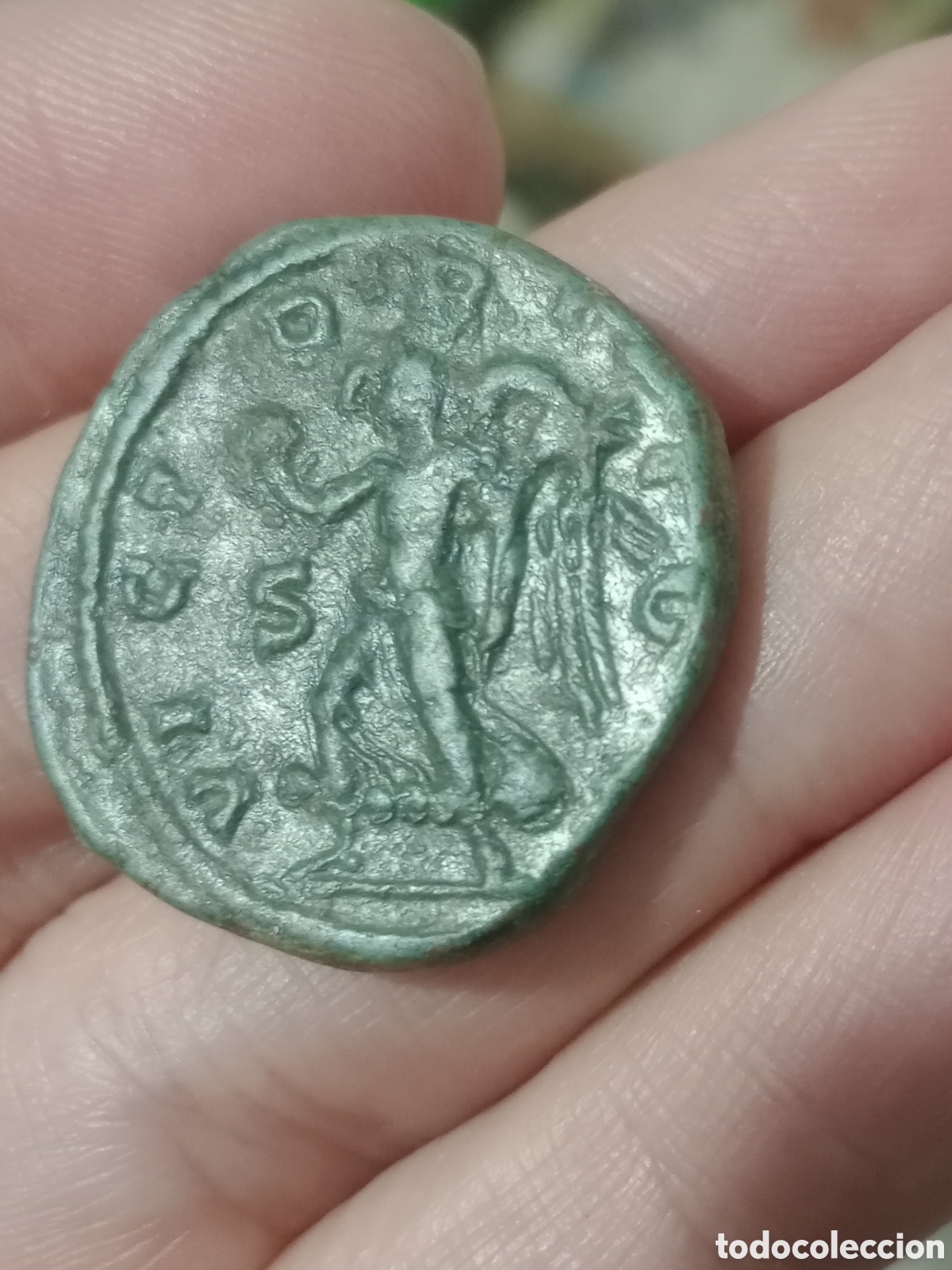 Monedas Imperio romano: Sestercio Trajano Decio , BUEN REVERSO - Foto 1