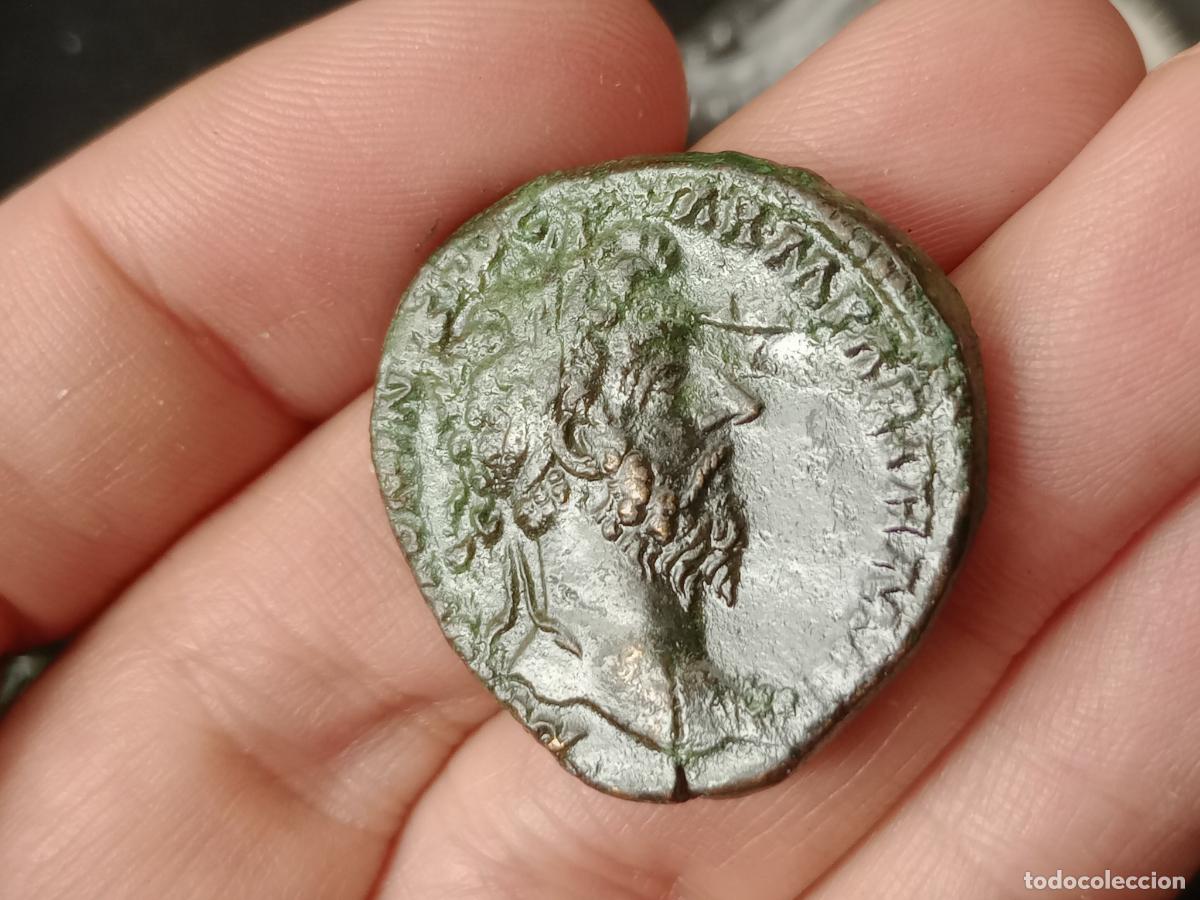 Monedas Imperio romano: Excelente sestercio de C&oacute;modo - Foto 1