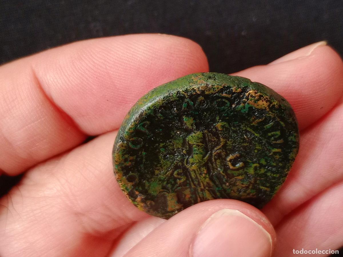 Monedas Imperio romano: Sestercio de Trajano. Roma - Foto 2