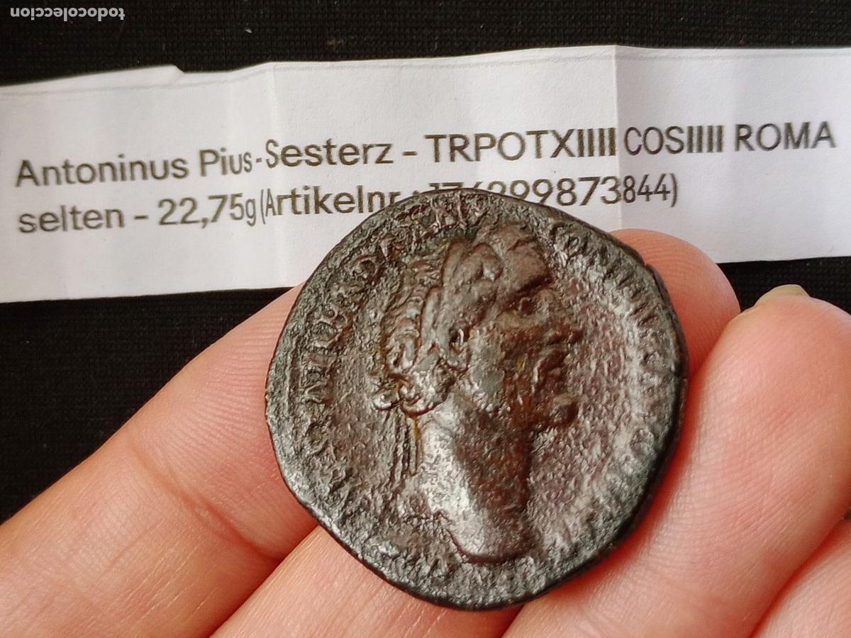 Monedas Imperio romano: Sestercio de Antonino P&iacute;o - Foto 3