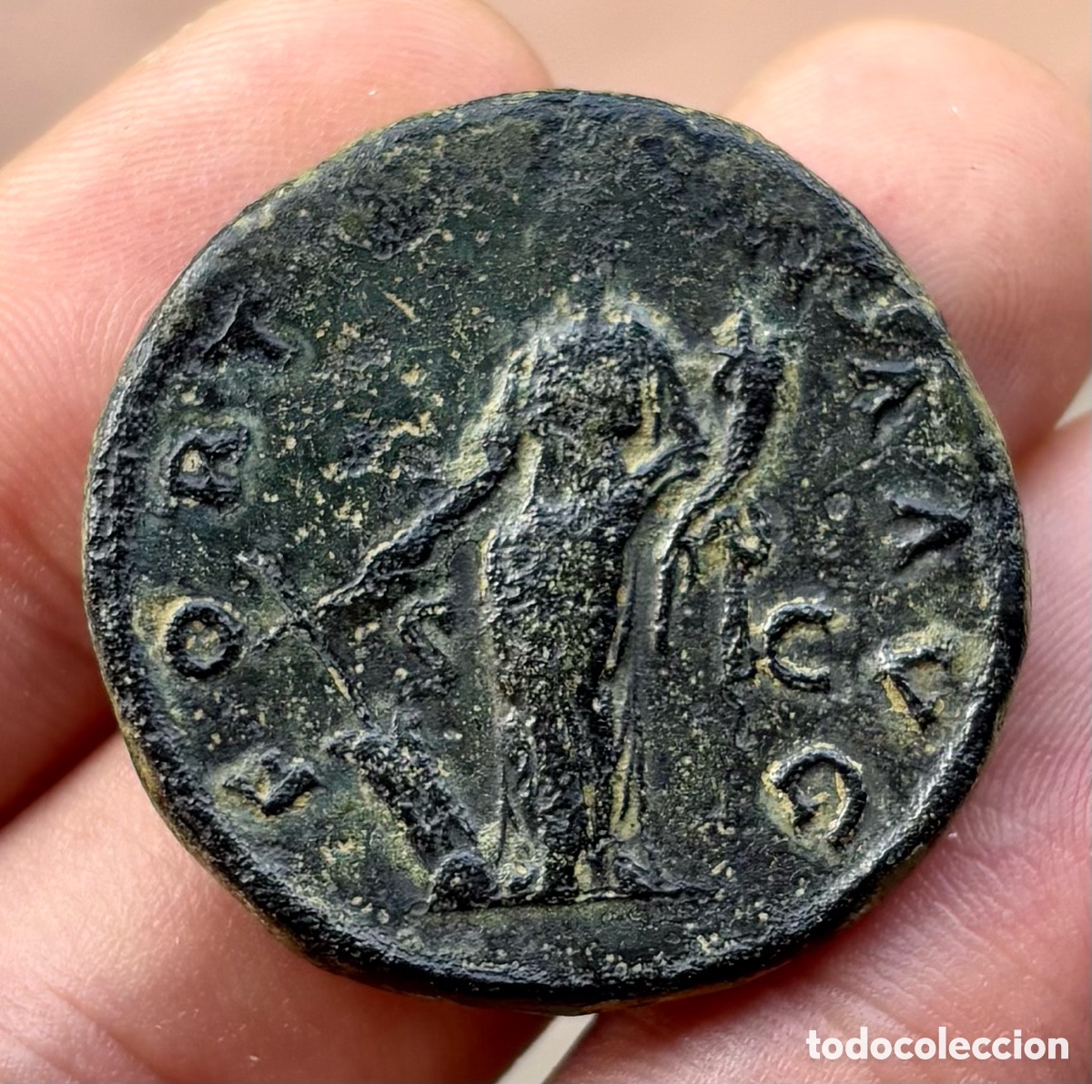 Monedas Imperio romano: Moneda Romana ADRIANO. Sestercio (117-138 d.C) - Foto 2