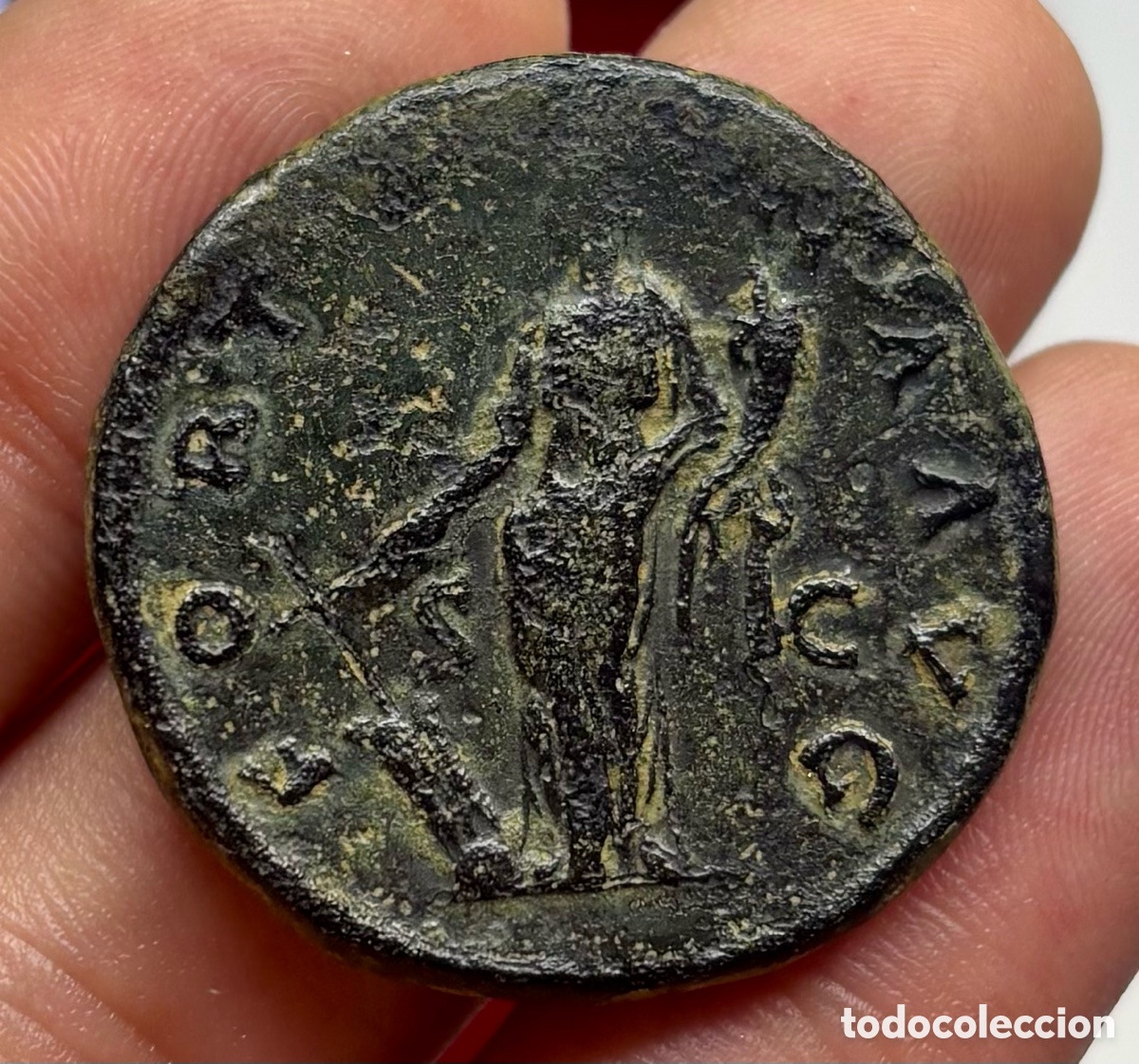 Monedas Imperio romano: Moneda Romana ADRIANO. Sestercio (117-138 d.C) - Foto 4