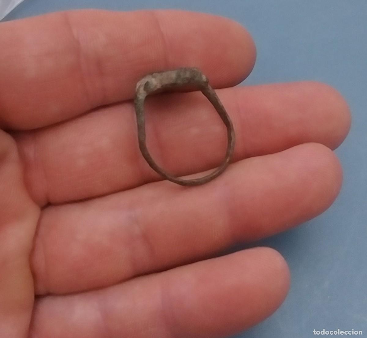 Monedas Imperio romano: Anillo de bronce de epoca romana - Foto 2