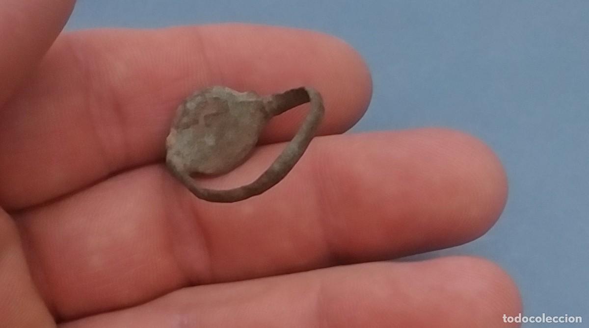 Monedas Imperio romano: Anillo de bronce de epoca romana - Foto 3