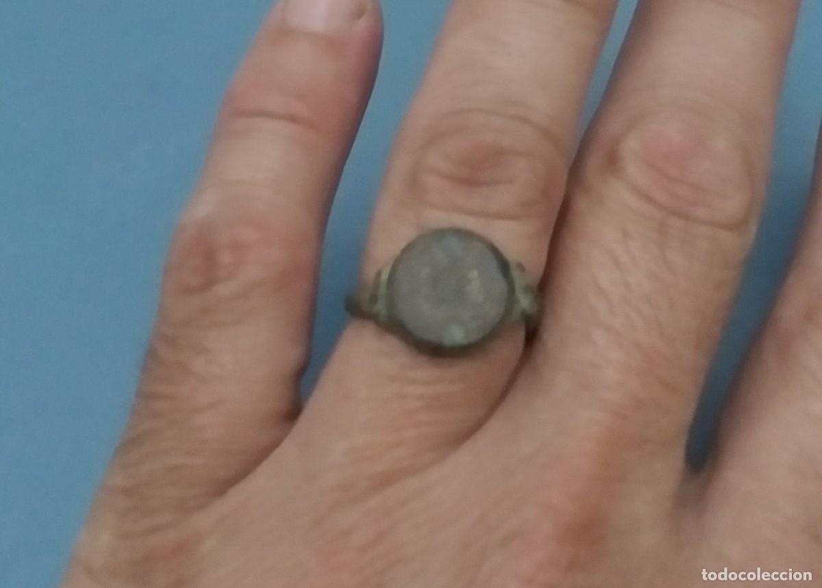 Monedas Imperio romano: Anillo de bronce de epoca romana - Foto 4