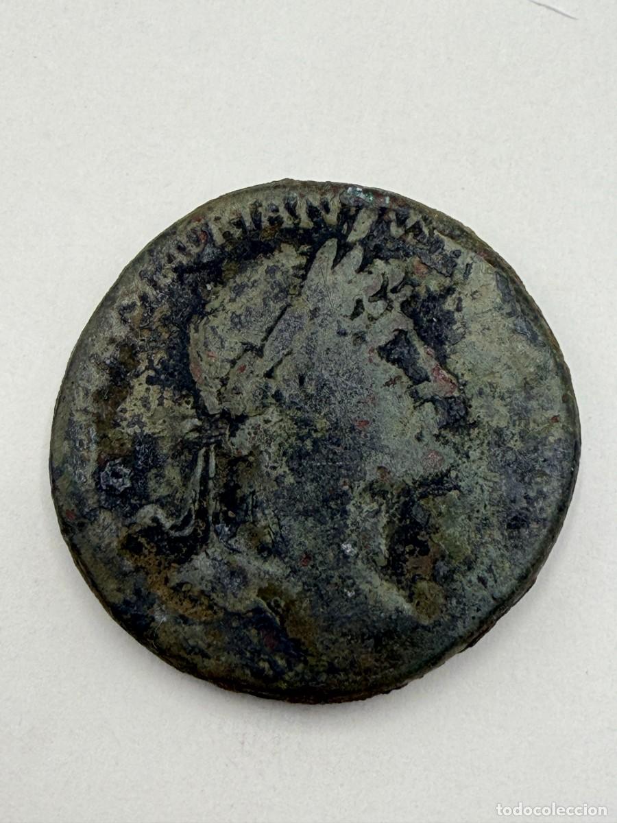 Monedas Imperio romano: MONEDA - SESTERCIO DE ADRIANO CON AEQUITAS EN REVERSO - Foto 2