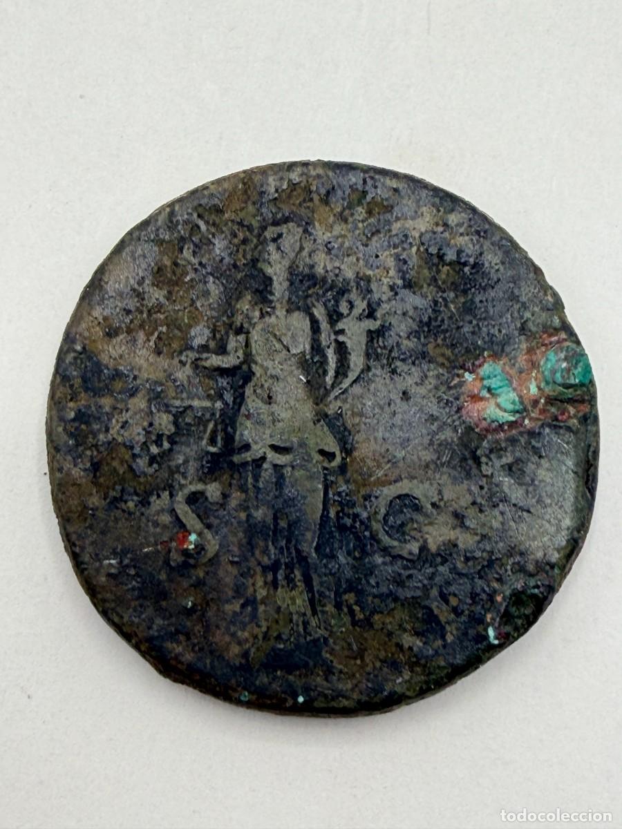 Monedas Imperio romano: MONEDA - SESTERCIO DE ADRIANO CON AEQUITAS EN REVERSO - Foto 3