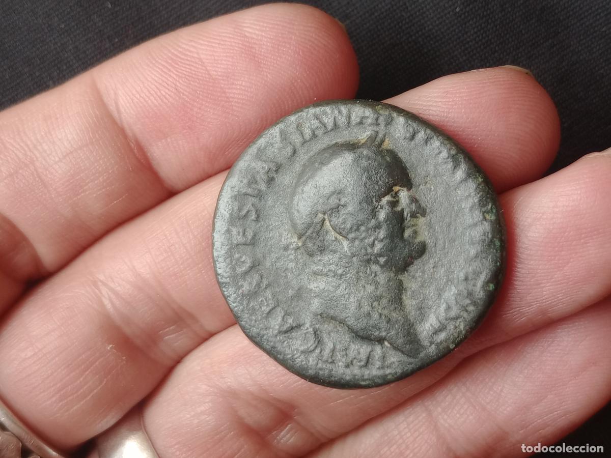 Monedas Imperio romano: SESTERCIO DE VESPASIANO - Foto 1