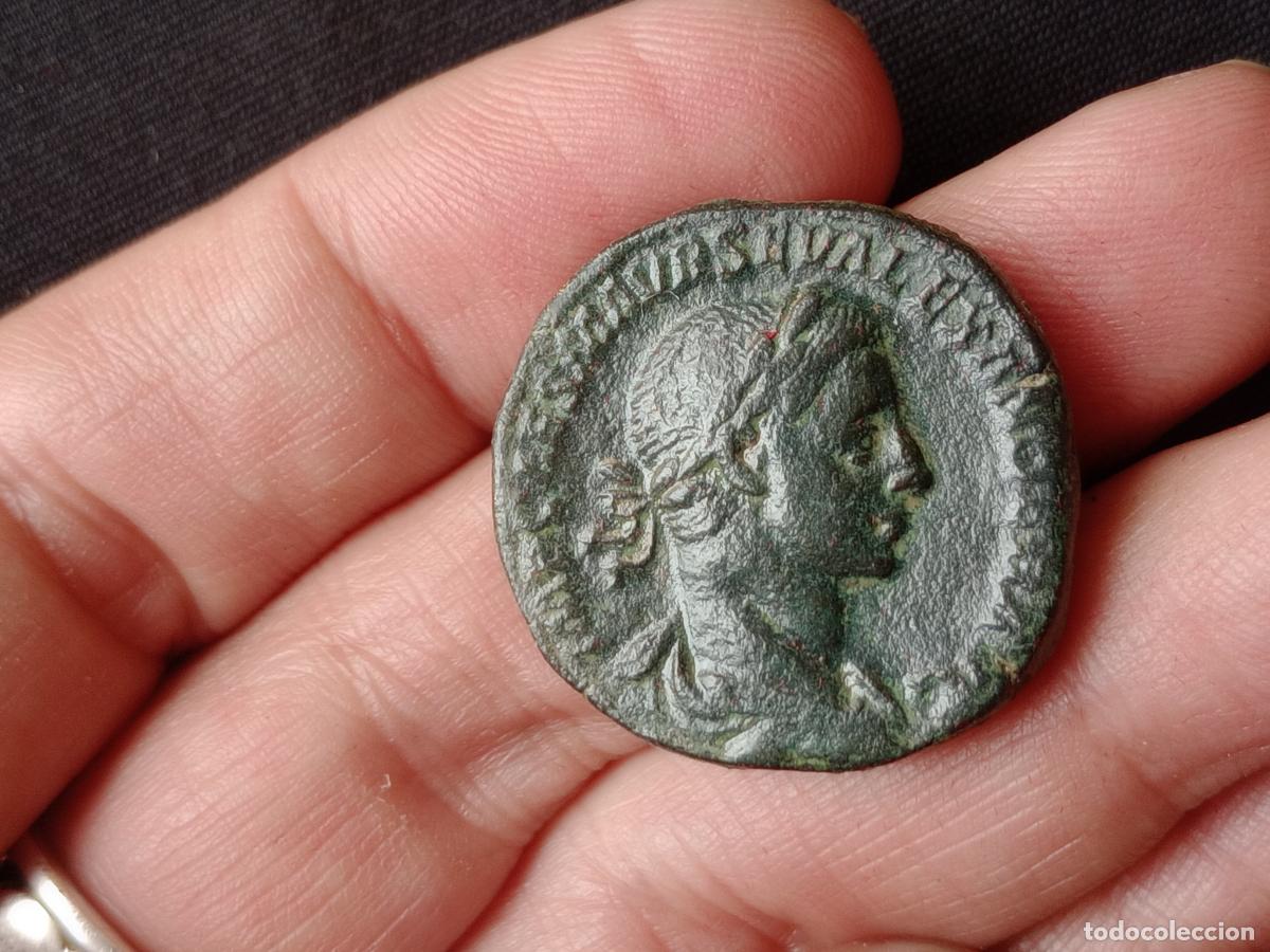 Monedas Imperio romano: BUEN SESTERCIO DE ALEJANDRO SEVERO ROMA - Foto 1