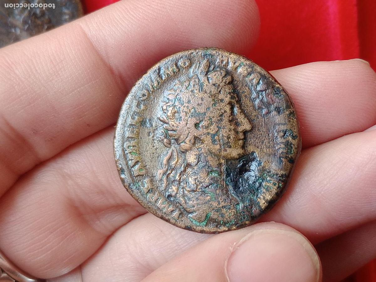 Monedas Imperio romano: Sestercio de C&oacute;modo joven, Commodus - Foto 2
