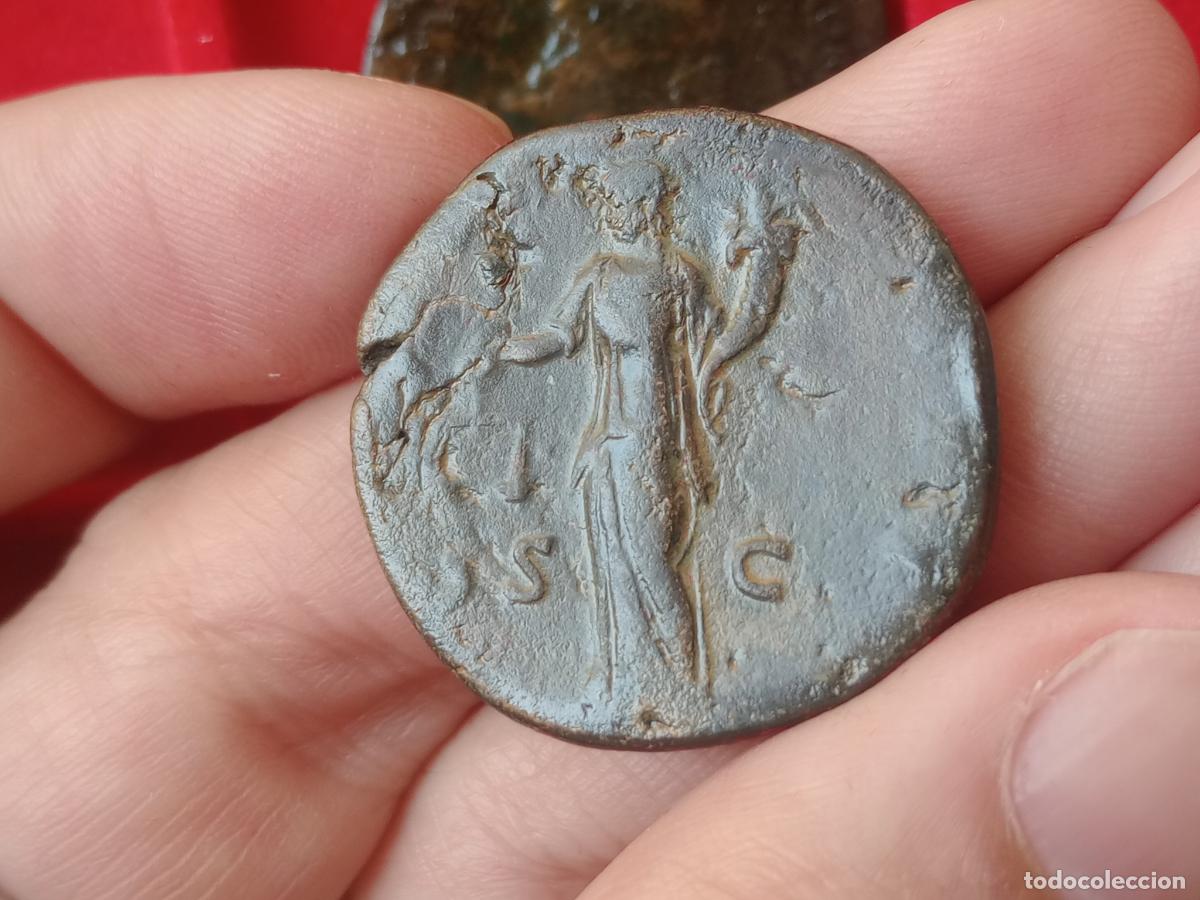 Monedas Imperio romano: ANTONINO PIO - SESTERCIO - ROMA - Foto 2