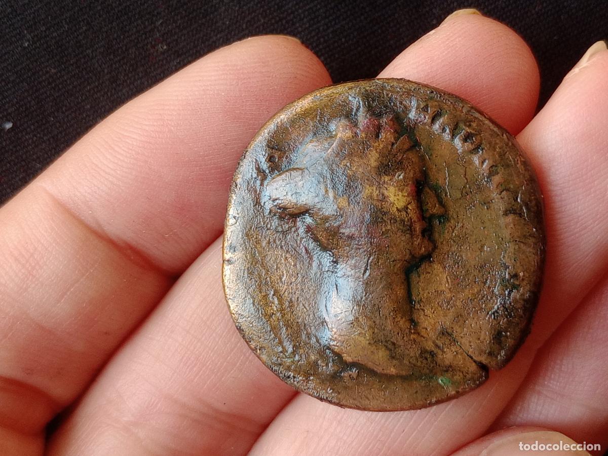 Monedas Imperio romano: Raro sestercio de Sabina, Roma - Foto 1