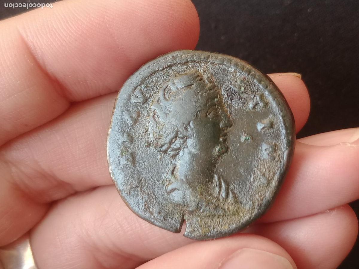 Monedas Imperio romano: SESTERCIO DE FAUSTINA - Foto 2