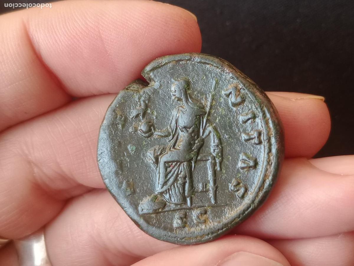 Monedas Imperio romano: SESTERCIO DE FAUSTINA - Foto 1