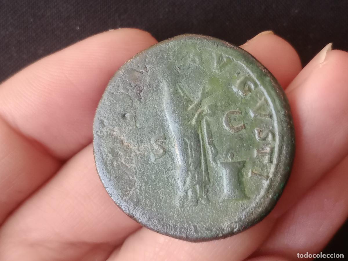 Monedas Imperio romano: Buen sestercio de Adriano &AElig; Sestertius - Foto 2
