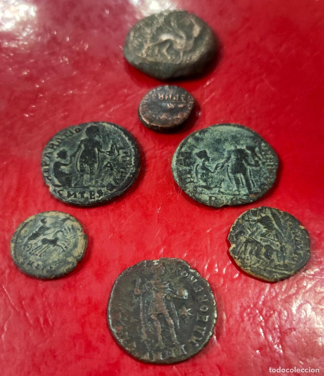 Monedas Imperio romano: LOTE DE 7 MONEDAS ANTIGUAS. - Foto 2