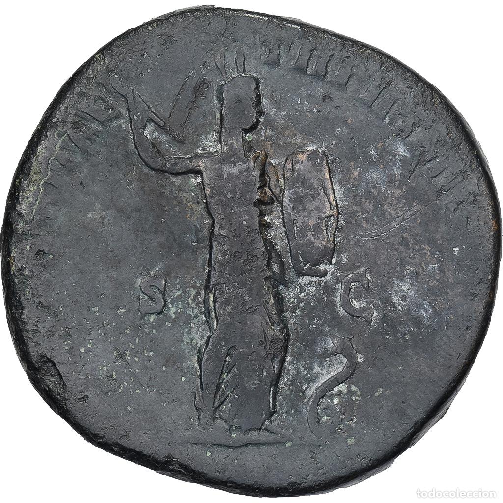 Monedas Imperio romano: [#1508699] Commodus, Sestercio, 177, Rome, Bronce, BC+, RIC:1583 - Foto 2