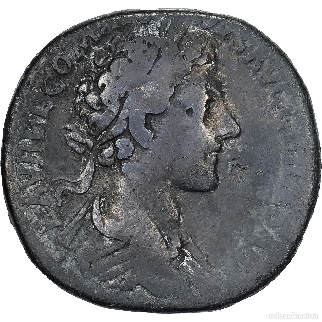 Monedas Imperio romano: [#1508699] Commodus, Sestercio, 177, Rome, Bronce, BC+, RIC:1583 - Foto 1