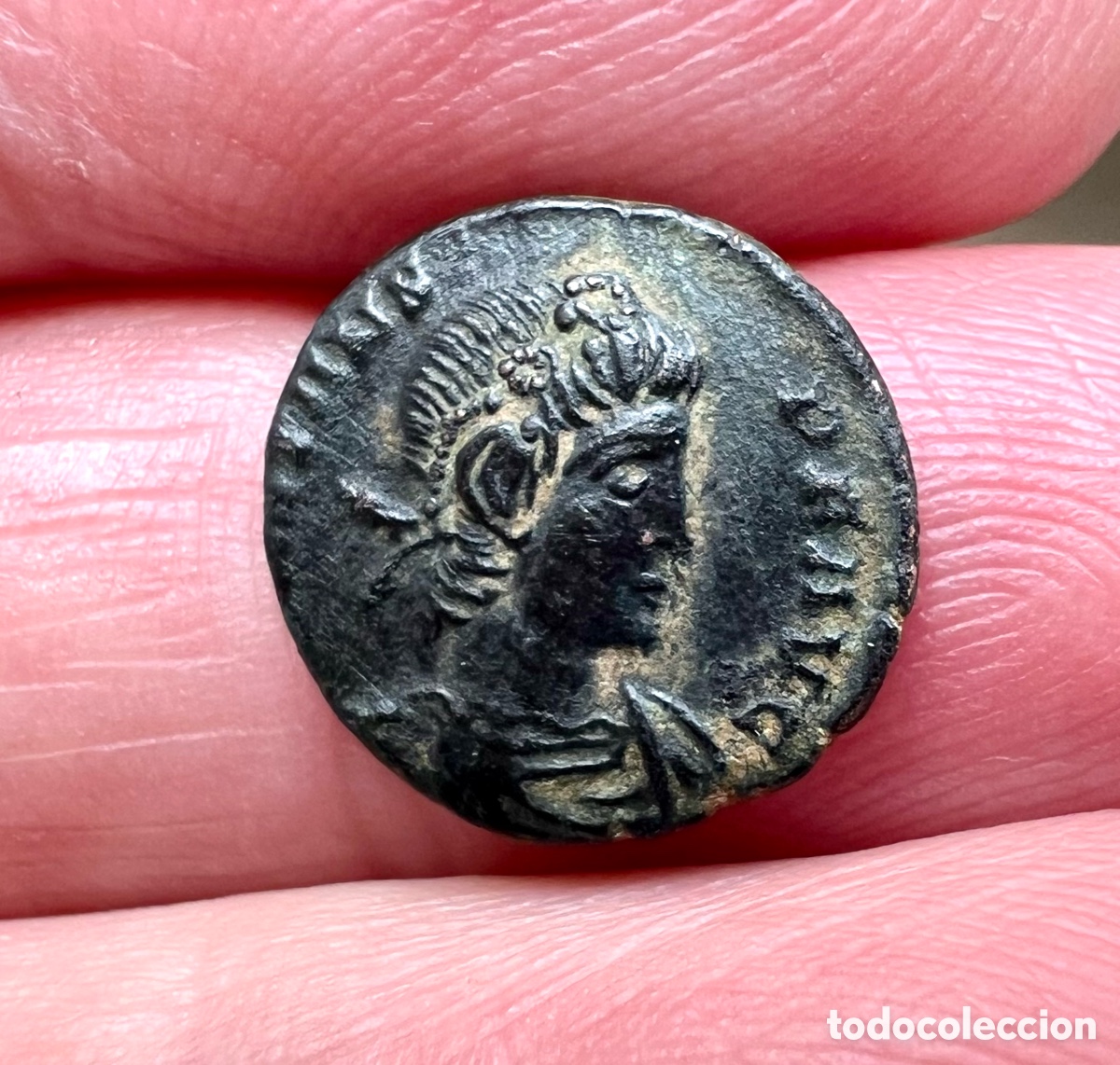 Monedas Imperio romano: 1/2 Centenional Constante I. 340 dc. - Foto 1