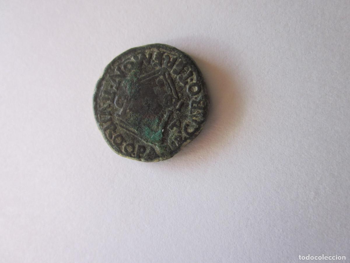 Monedas Imperio romano: Semis de Ilici. Augusto. Templo de Juno. - Foto 2