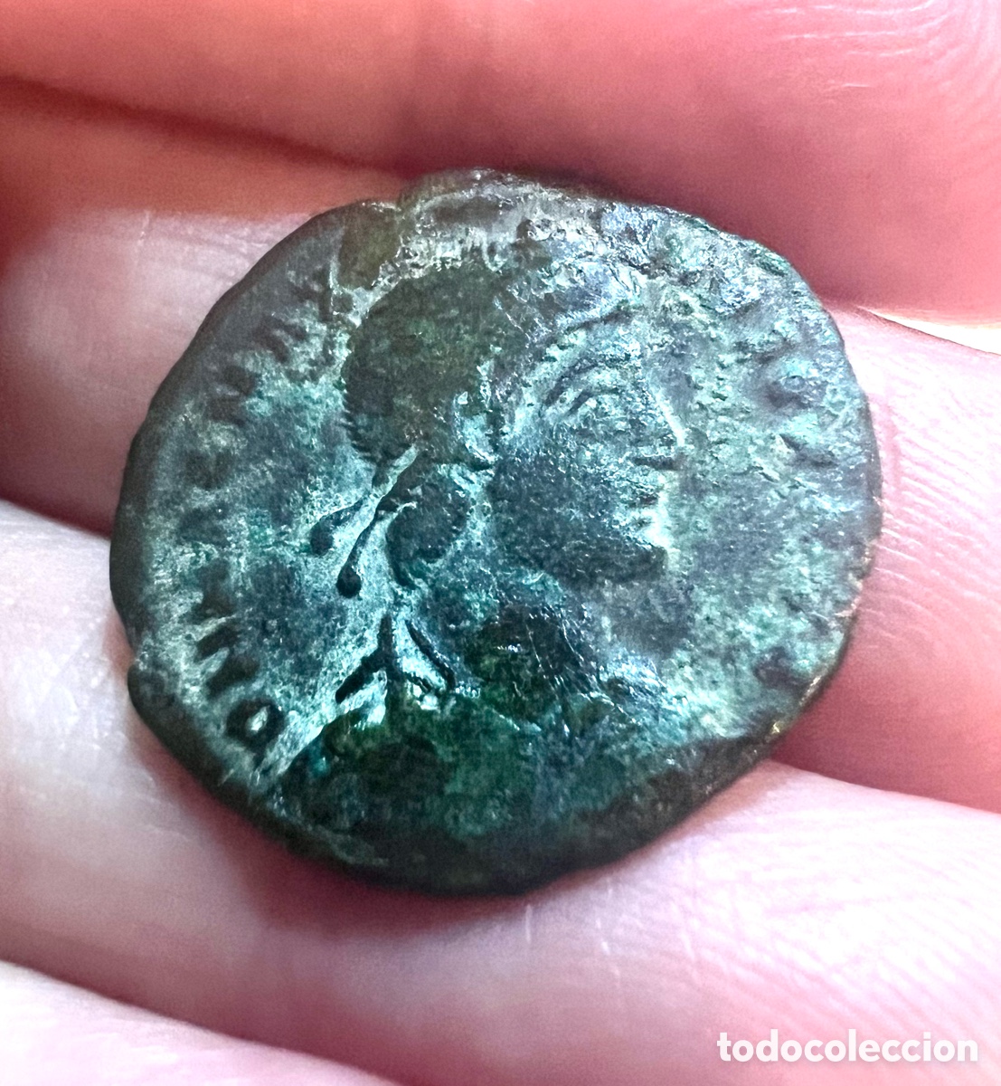 Monedas Imperio romano: Maiorina de Magno M&aacute;ximo 383-388 dc. - Foto 1