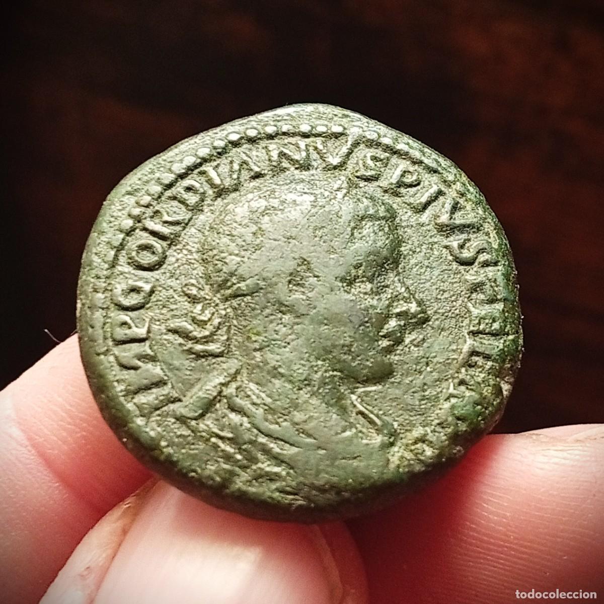 Monedas Imperio romano: Sestercio - Gordiano III - Viminacium - Foto 9