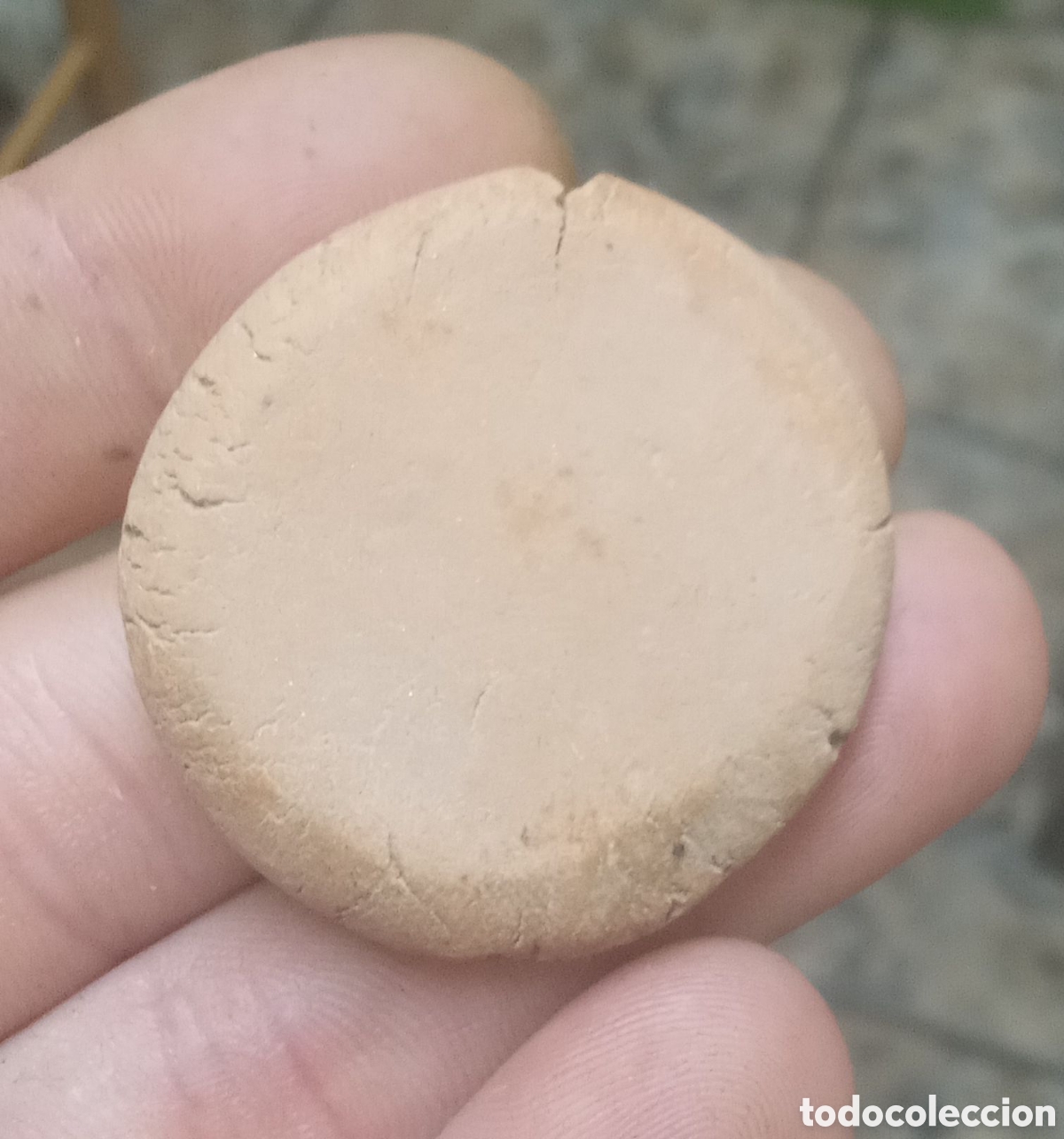 Monedas Imperio romano: MOLDE DE ARCILLA PARA SESTERCIO ROMANO - Foto 2