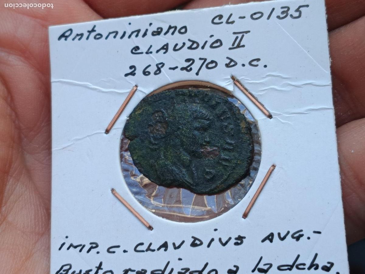 Monedas Imperio romano: Antoniniano de Claudio II el g&oacute;tico - Foto 1
