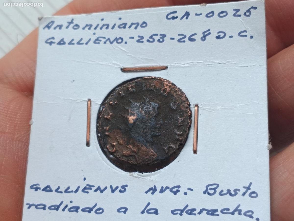 Monedas Imperio romano: Antoniniano de Galieno - Foto 1