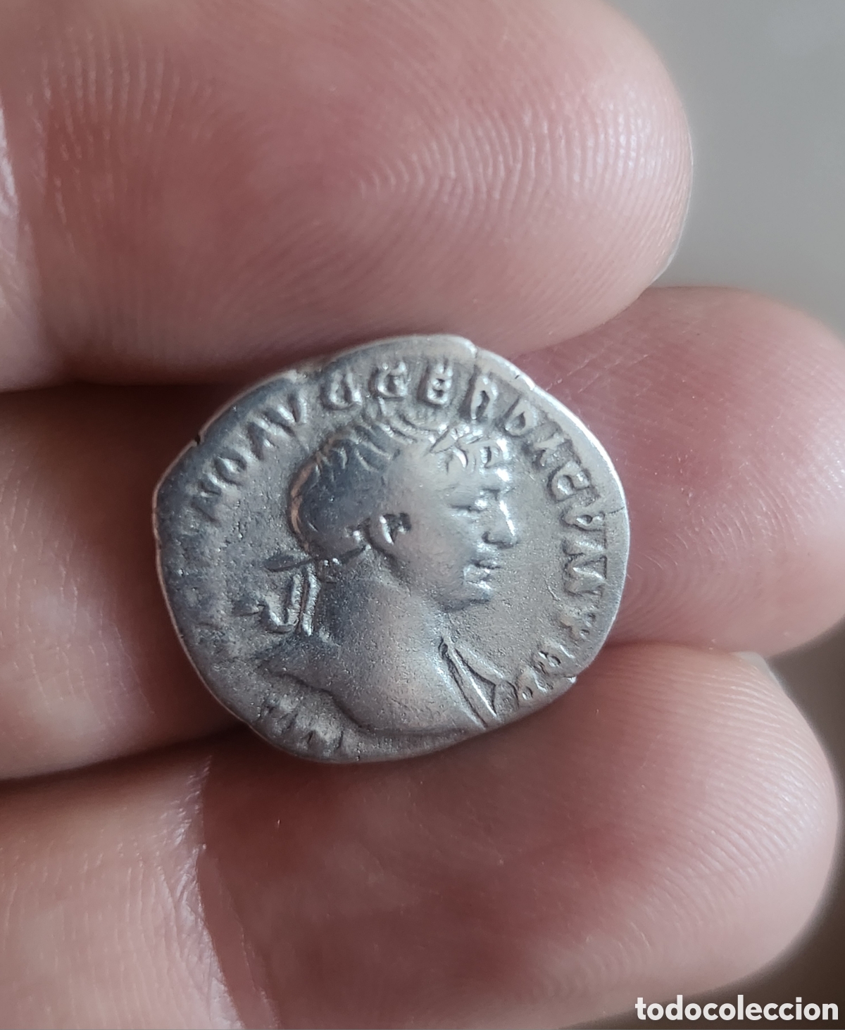 Monedas Imperio romano: Aut&eacute;ntico Denario de Trajano - Foto 2
