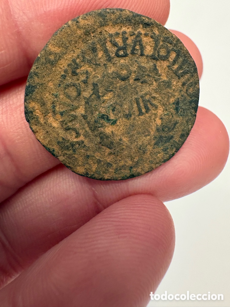 Roman Empire Coins: As de Bronce. MUNICIPIO BILBILIS (Calatayud). &Eacute;poca de AUGUSTO/TIBERIO. P&aacute;tina Original. 10,7g.