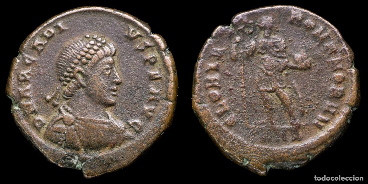 Monedas Imperio Romano: Arcadius - GLORIA ROMANORVM, Antiochia - 21 mm / 5,94 gr.