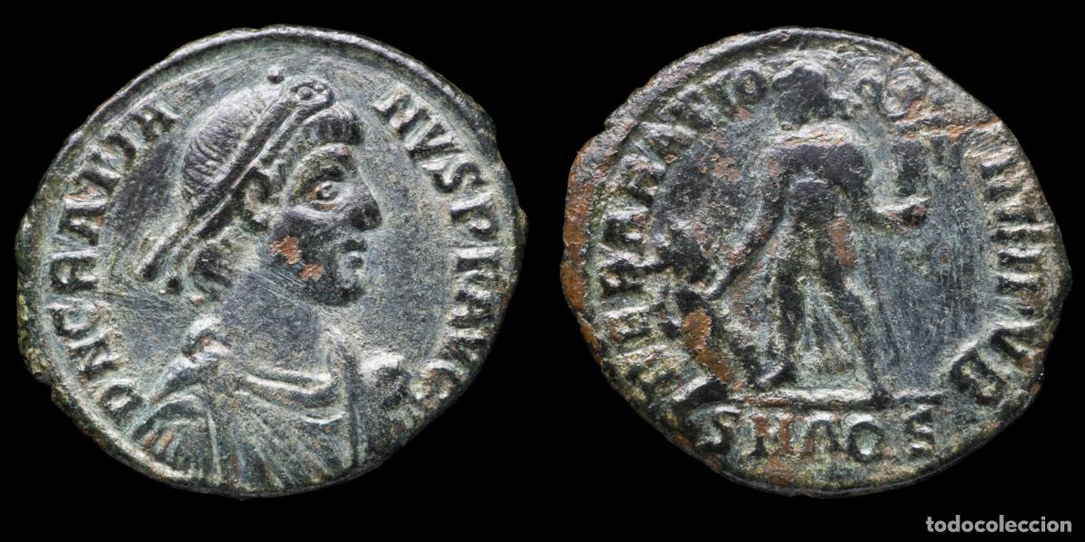 Monedas Imperio Romano: Gratian Follis - REPARATIO REIPVB, Aquileia - 24 mm / 4,37 gr.